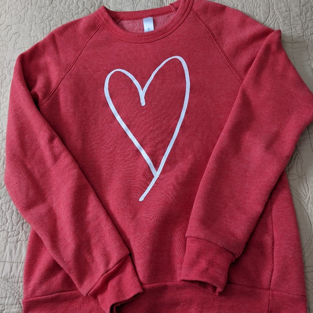 Red Heart Sweatshirt
